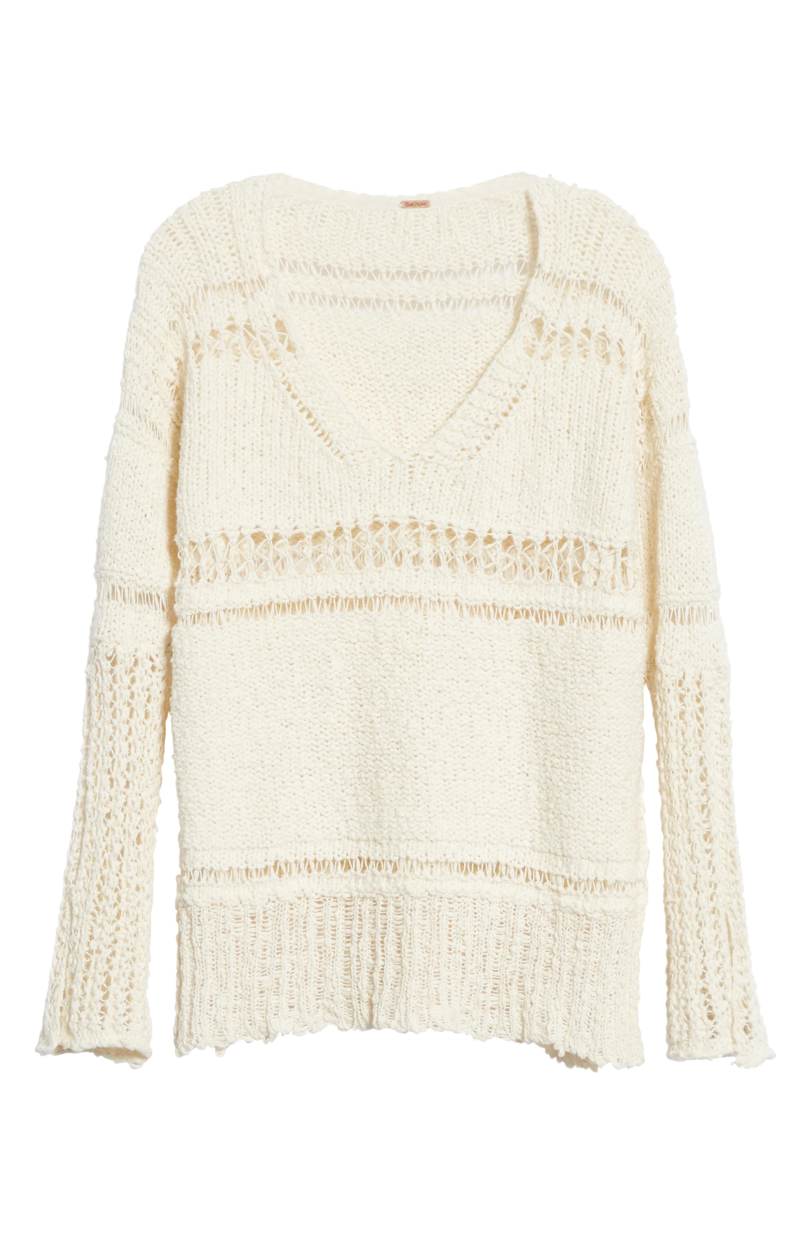 Free People Belong To You Sweater In Ivory | ModeSens