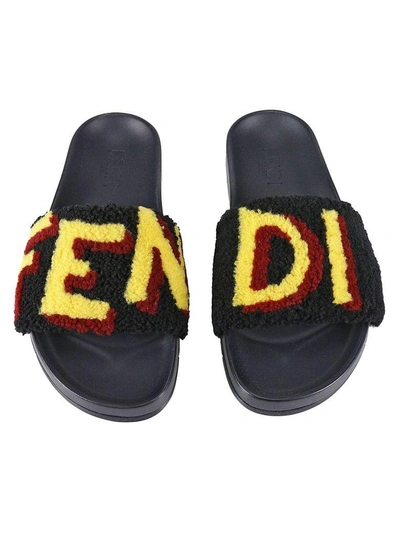 Shop Fendi Sandals Shoes Men  In Black