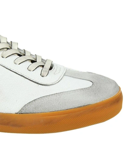 Shop Leather Crown Sneakers Shoes Men  In White
