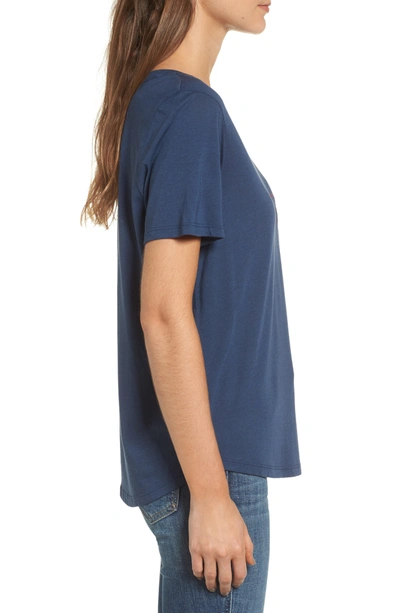 Shop South Parade Kissing Point Tee In Navy