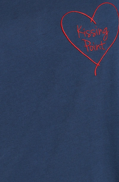 Shop South Parade Kissing Point Tee In Navy