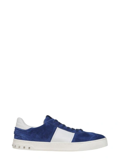Shop Valentino Flycrew Sneakers In Azzurro