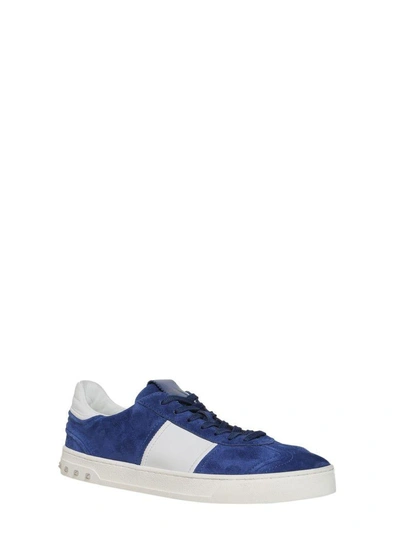 Shop Valentino Flycrew Sneakers In Azzurro