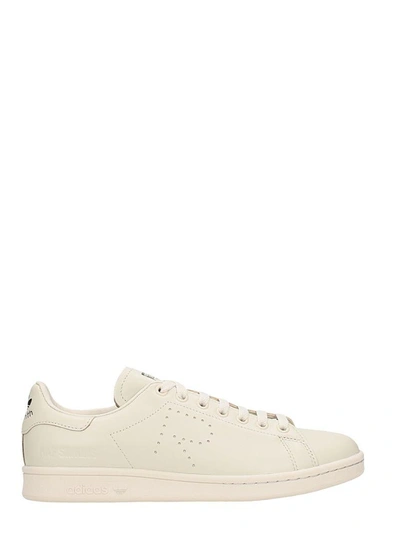 Shop Adidas Originals Stan Smith Stone Leather Sneakers In Grey