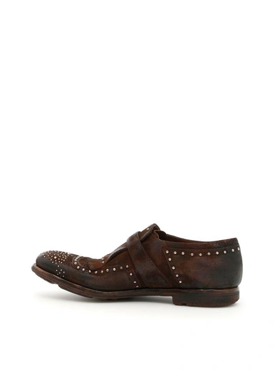 Shop Church's Monk Shoes In Mahogany