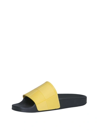 Shop Raf Simons Adidas Adilette Pool Slides In Giallo