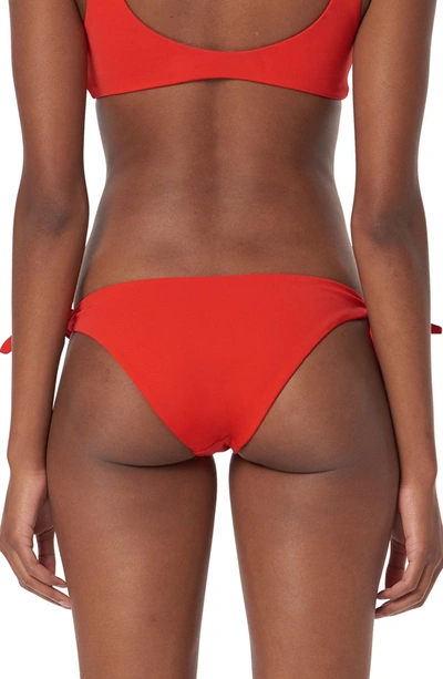 Shop Mara Hoffman Sita Bikini Bottoms In Red