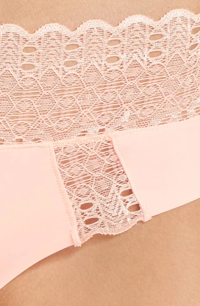 Shop Honeydew Intimates Lace Hipster Briefs In Cosmic Coral