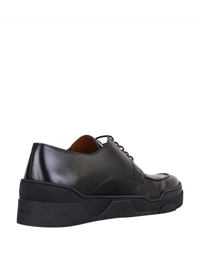 Shop Givenchy Tyson Sole Deck Derby Shoes In Nero