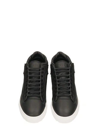 Shop Etq. Mid 2 Black Leather Sneakers
