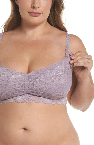 Shop Cosabella Never Say Never Soft Cup Nursing Bralette In Dusk Orchid