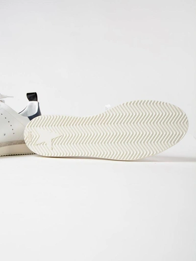 Shop Golden Goose Starter Sneakers In White Royal