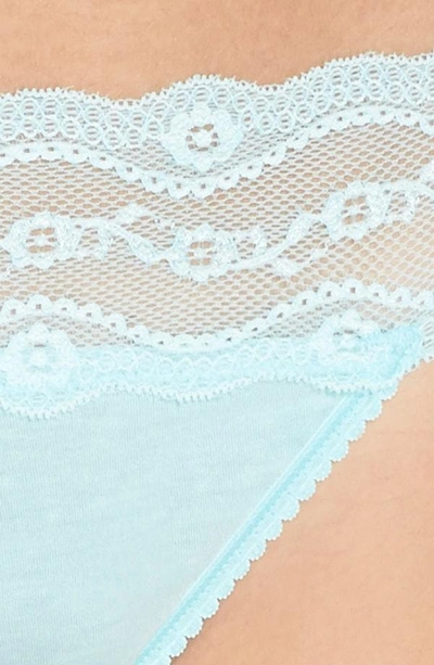 Shop B.tempt'd By Wacoal B. Adorable Thong In Tanager Turquoise