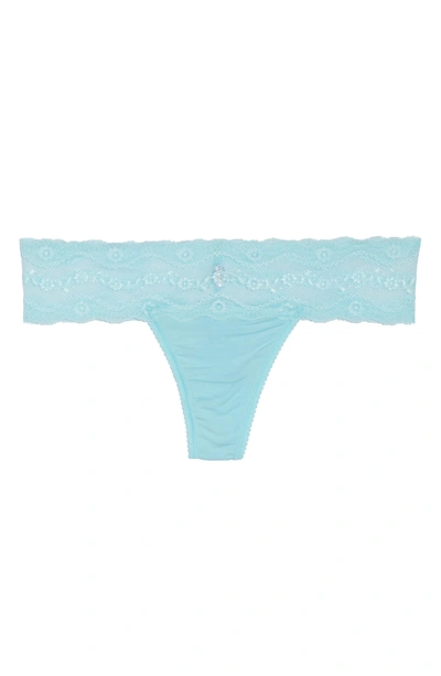 Shop B.tempt'd By Wacoal B. Adorable Thong In Tanager Turquoise