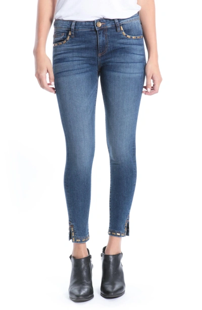 Shop Kut From The Kloth Donna Ankle Skinny Jeans In Varied