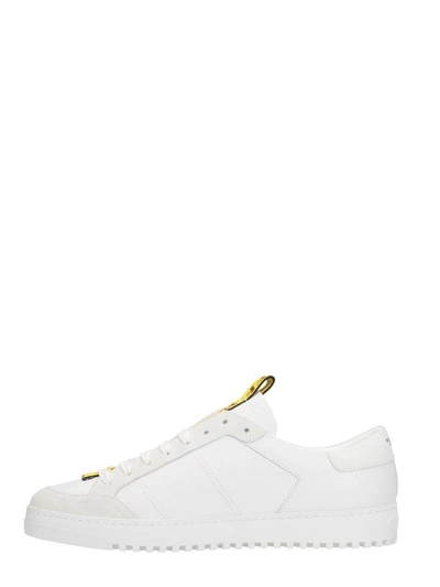 Shop Off-white White Leather Sneakers