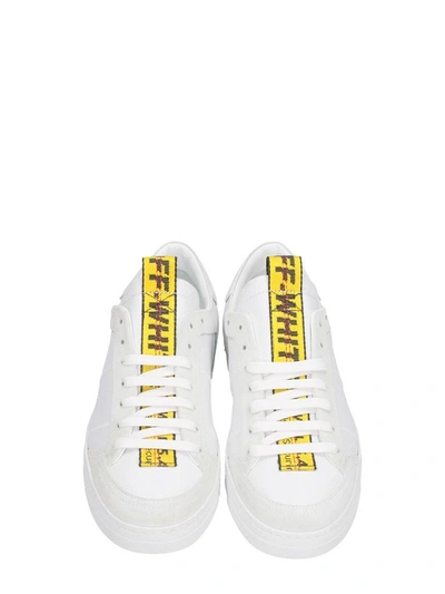 Shop Off-white White Leather Sneakers