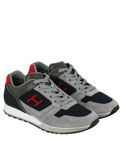 Shop Hogan Sneakers Shoes Men  In Grey