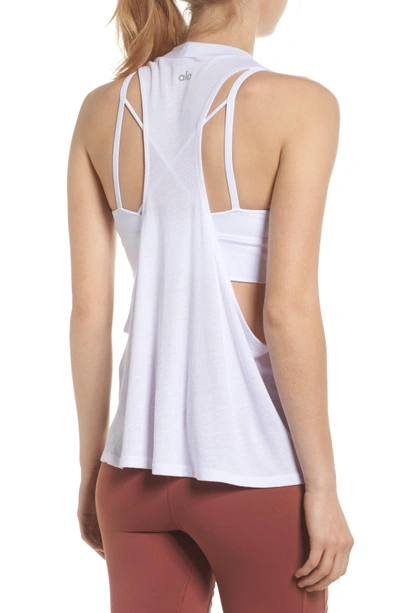 Shop Alo Yoga Flex Tank In White