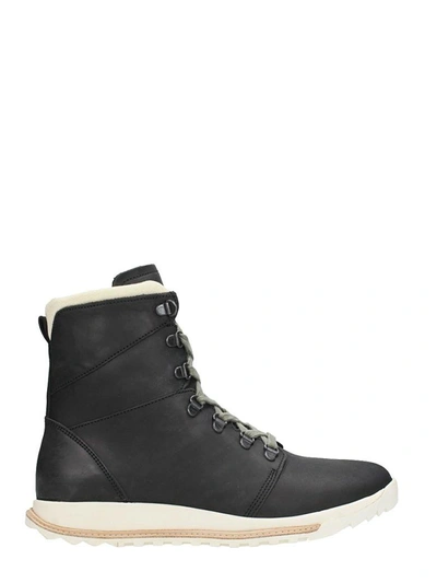 Shop Rick Owens Dirt Grafton Black Leather Boots