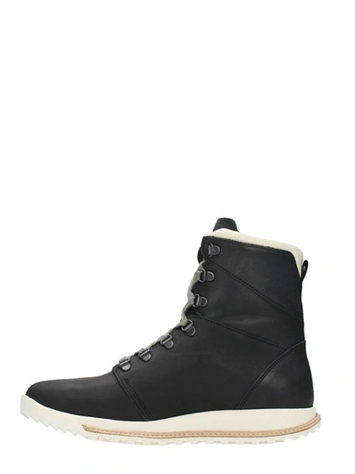 Shop Rick Owens Dirt Grafton Black Leather Boots