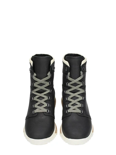 Shop Rick Owens Dirt Grafton Black Leather Boots