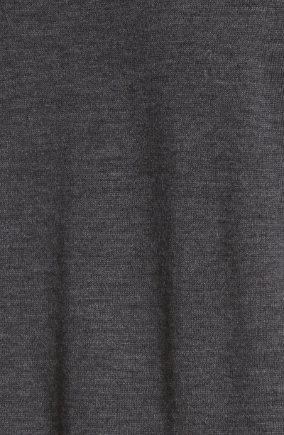 Shop Alexander Wang T Twisted Sleeve Wool Sweater In Charcoal