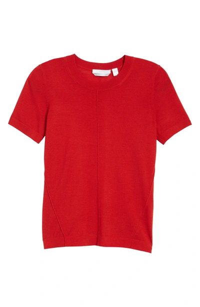 Shop Hugo Boss Fuyuka Wool Sweater In Crimson Red