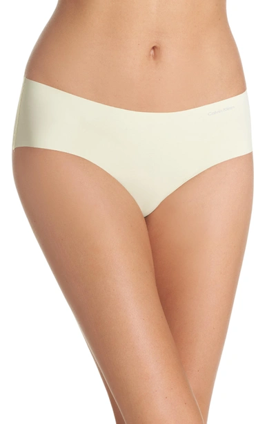 Shop Calvin Klein 'invisibles' Hipster Briefs In Agnes Yellow