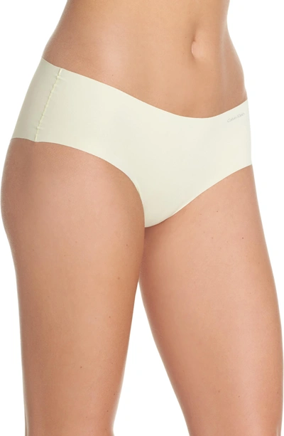 Shop Calvin Klein 'invisibles' Hipster Briefs In Agnes Yellow