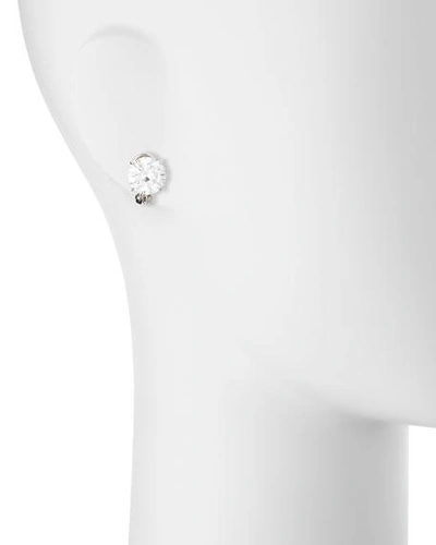 Shop Fantasia By Deserio Cz Round Stud Earrings, 10.00 Tcw In Clear