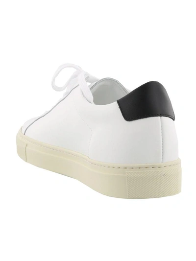 Shop Common Projects Achilles Sneakers In White-black