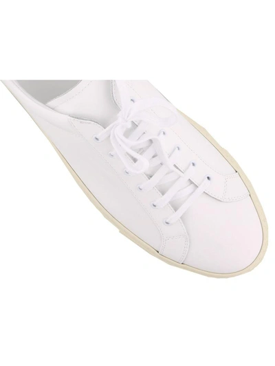 Shop Common Projects Achilles Sneakers In White-black