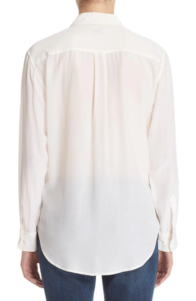 Shop Equipment 'signature' Silk Shirt In Bright White