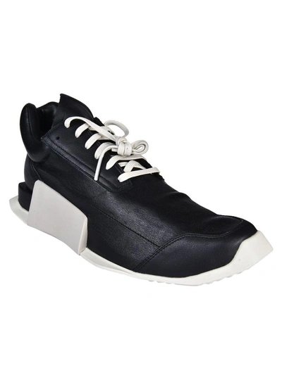 Shop Adidas Originals Rick Owens X Adidas Level Runner Sneakers In Black