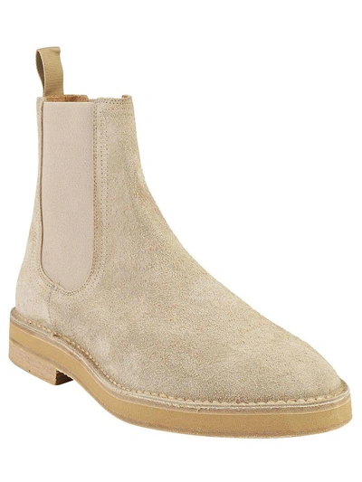 Shop Yeezy Season 6 Chelsea Boots In Taupe