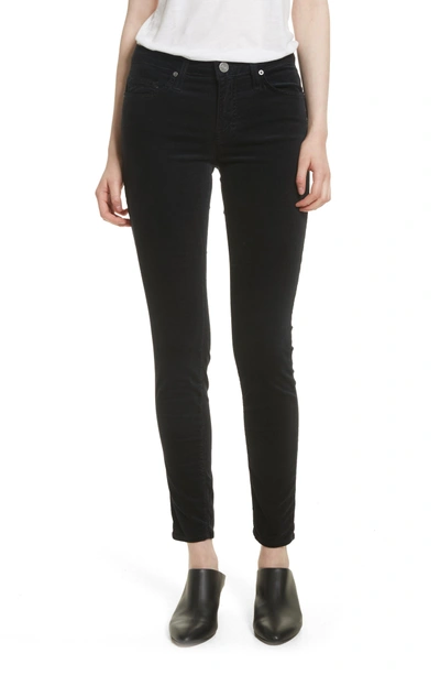 Shop Joie Mid-rise Skinny Jeans In Caviar