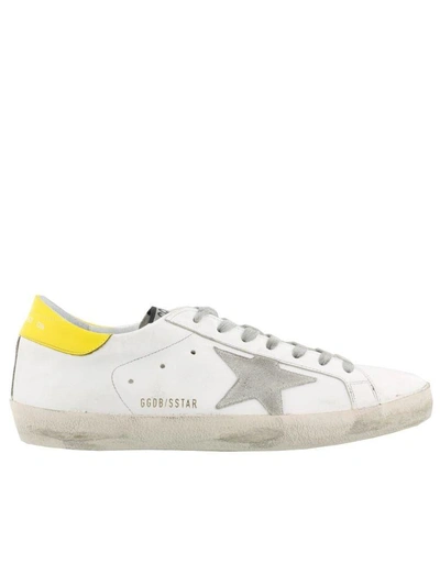 Shop Golden Goose Superstar Sneaker In White-yellow-ice Star
