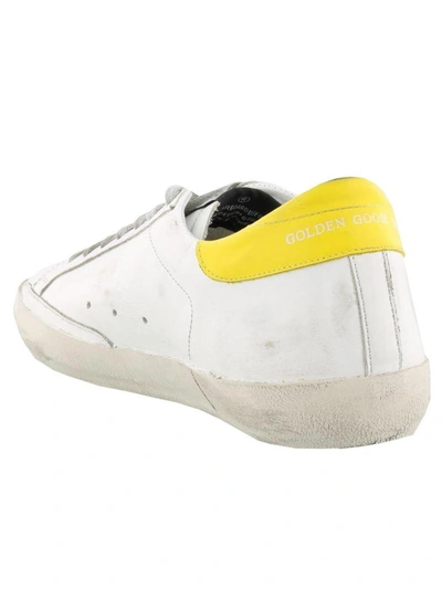 Shop Golden Goose Superstar Sneaker In White-yellow-ice Star