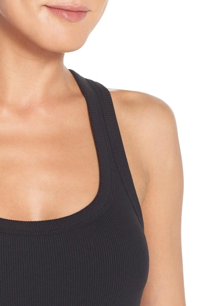 Shop Alo Yoga Rib Support Tank In Black