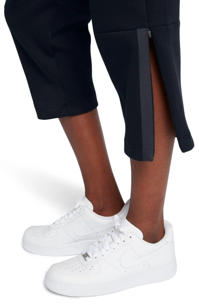 Shop Nike Tech Fleece Sneaker Pants In Black/ Black