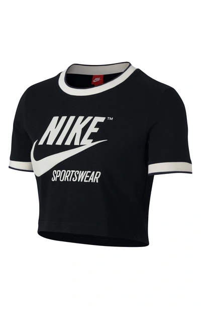 Shop Nike Sportswear Crop Top In Black