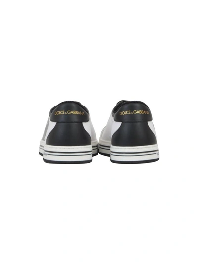 Shop Dolce & Gabbana Sneaker Bassa Logo In White/black