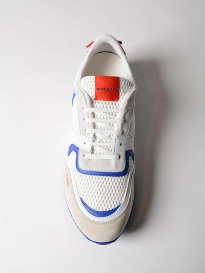 Shop Givenchy Active Runner 1952 Sneakers In White-red