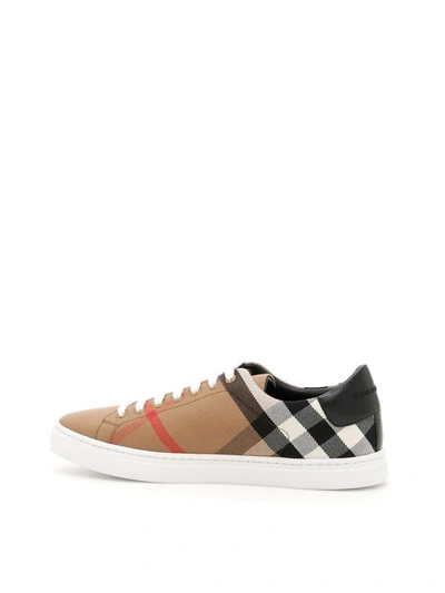 Shop Burberry Albert Sneakers In Hc-blacknero