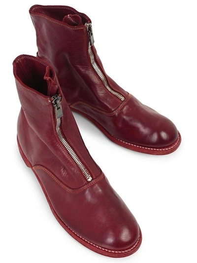 Shop Guidi Boots In 1006t Red