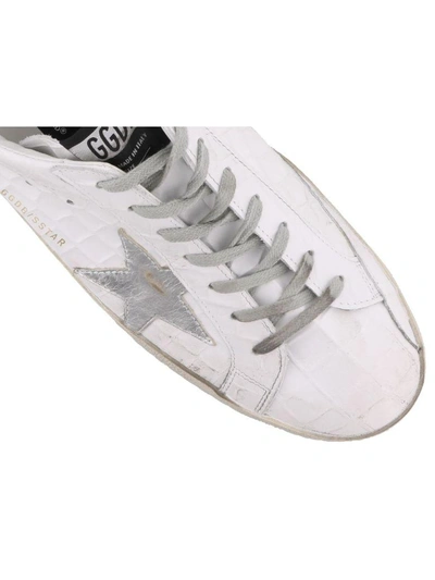 Shop Golden Goose Superstar Sneaker In Printed Cocco-silver Star