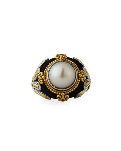 Shop Konstantino Nemesis Pearl Cabochon Ring