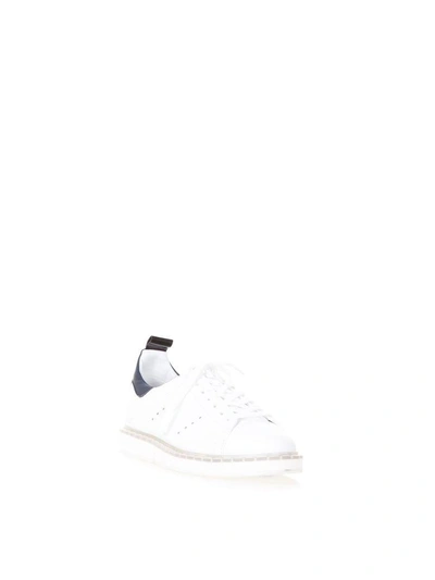 Shop Golden Goose White Leather Starter Sneakers