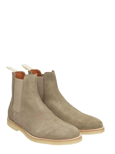 chelsea booties taupe
